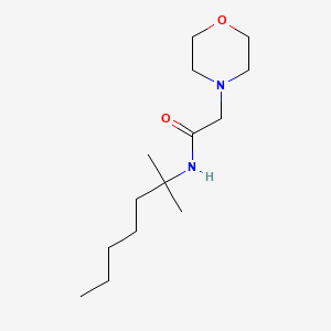 N-(2-methylheptan-2-yl)-2-(morpholin-4-yl)acetamide