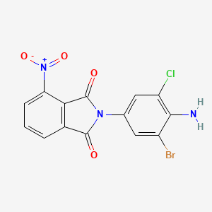 2-(4-amino-3-bromo-5-chlorophenyl)-4-nitro-1H-isoindole-1,3(2H)-dione