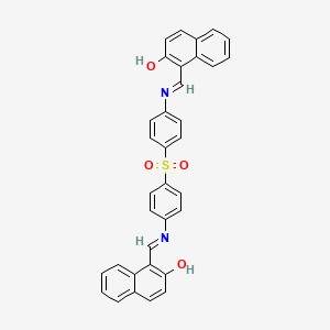 4,4'-Bis(N-(2-hydroxy-1-naphthylmethylene)amino)diphenyl sulfone