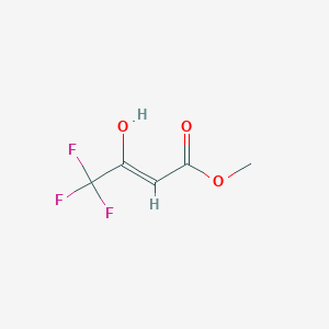 molecular formula C5H5F3O3 B1171003 Methyl 4,4,4-trifluoro-3-hydroxybut-2-enoate CAS No. 178380-97-7