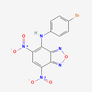 N-(4-bromophenyl)-5,7-dinitro-2,1,3-benzoxadiazol-4-amine