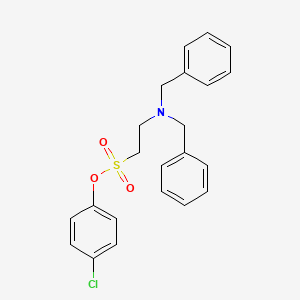 4-Chlorophenyl 2-(dibenzylamino)ethanesulfonate