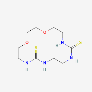 molecular formula C10H20N4O2S2 B11710115 1,14-Dioxa-4,6,9,11-tetraazacyclohexadecane-5,10-dithione 