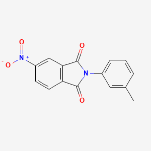 molecular formula C15H10N2O4 B11710134 2-(3-methylphenyl)-5-nitro-1H-isoindole-1,3(2H)-dione 