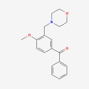 (4-Methoxy-3-morpholin-4-ylmethyl-phenyl)-phenyl-methanone