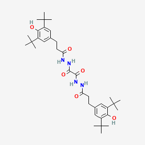 N'~1~,N'~2~-bis[3-(3,5-di-tert-butyl-4-hydroxyphenyl)propanoyl]ethanedihydrazide