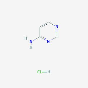 molecular formula C4H6ClN3 B1171016 4-Aminopyrimidine hydrochloride CAS No. 174500-31-3