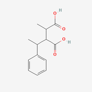 2-Methyl-3-(1-phenylethyl)butanedioic acid