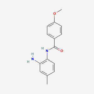 molecular formula C15H16N2O2 B1171017 N-(2-amino-4-methylphenyl)-4-methoxybenzamide 