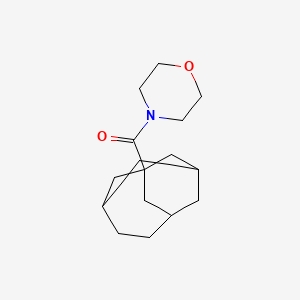 molecular formula C16H25NO2 B11710178 Morpholin-4-yl(tricyclo[4.3.1.1~3,8~]undec-1-yl)methanone 