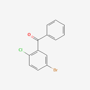 molecular formula C13H8BrClO B11710181 (5-Bromo-2-chlorophenyl)-phenylmethanone 