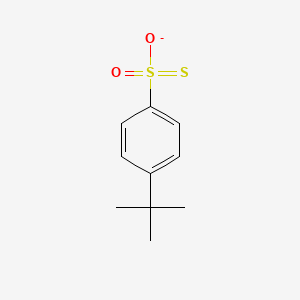 molecular formula C10H13O2S2- B11710188 4-Tert-butylbenzenesulfonothioate 