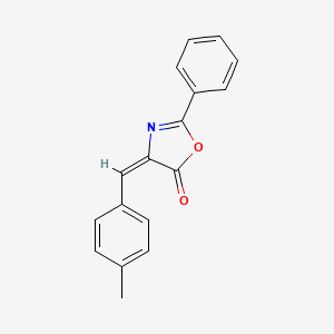 (4E)-4-[(4-methylphenyl)methylidene]-2-phenyl-4,5-dihydro-1,3-oxazol-5-one