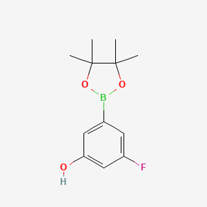 3-Fluoro-5-(4,4,5,5-tetramethyl-1,3,2-dioxaborolan-2-YL)phenol