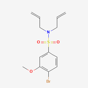 molecular formula C13H16BrNO3S B1171025 N,N-diallyl-4-bromo-3-methoxybenzenesulfonamide 
