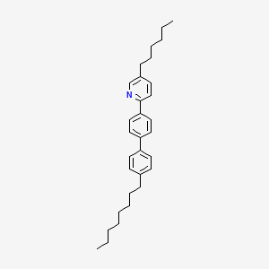 molecular formula C31H41N B11710252 5-Hexyl-2-(4'-octyl-biphenyl-4-yl)-pyridine 