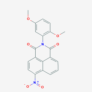 2-(2,5-dimethoxyphenyl)-6-nitro-1H-benzo[de]isoquinoline-1,3(2H)-dione