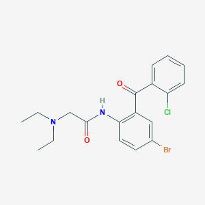 N~1~-[4-Bromo-2-(2-chlorobenzoyl)phenyl]-2-(diethylamino)acetamide