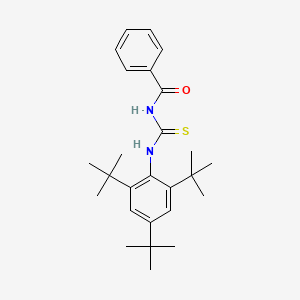 molecular formula C26H36N2OS B11710328 N-[(2,4,6-tri-tert-butylphenyl)carbamothioyl]benzamide 