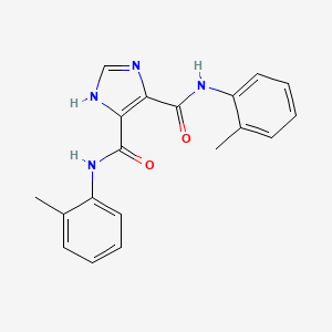 N,N'-bis(2-methylphenyl)-1H-imidazole-4,5-dicarboxamide