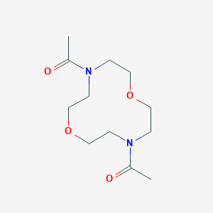 1,7-Dioxa-4,10-diazacyclododecane, 4,10-diacetyl-