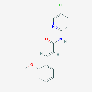 (2E)-N-(5-chloropyridin-2-yl)-3-(2-methoxyphenyl)prop-2-enamide