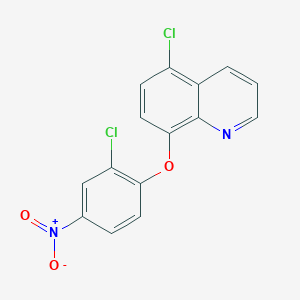 5-Chloro-8-(2-chloro-4-nitrophenoxy)quinoline