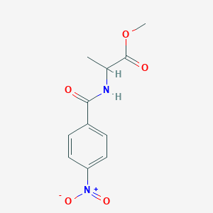 Methyl 2-[(4-nitrophenyl)formamido]propanoate