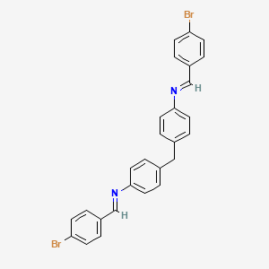 4,4'-methanediylbis{N-[(E)-(4-bromophenyl)methylidene]aniline}