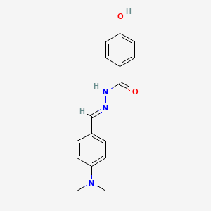 N'-{(E)-[4-(dimethylamino)phenyl]methylidene}-4-hydroxybenzohydrazide