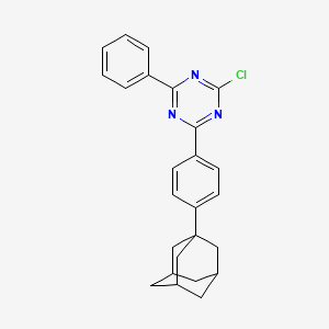 2-[4-(1-Adamantyl)phenyl]-4-chloro-6-phenyl-1,3,5-triazine