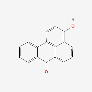 molecular formula C17H10O2 B11710697 7H-Benz(de)anthracen-7-one, 3-hydroxy- CAS No. 16306-16-4