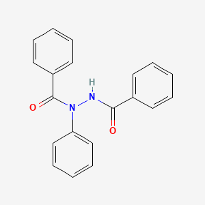 molecular formula C20H16N2O2 B11710737 N'-benzoyl-N-phenylbenzohydrazide CAS No. 5455-22-1