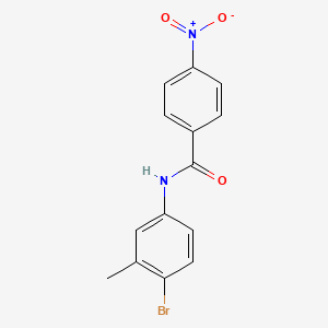 N-(4-bromo-3-methylphenyl)-4-nitrobenzamide