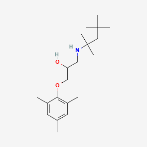 1-[(1,1,3,3-Tetramethylbutyl)amino]-3-(2,4,6-trimethylphenoxy)-2-propanol