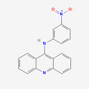 molecular formula C19H13N3O2 B11710793 N-(3-nitrophenyl)acridin-9-amine CAS No. 75775-63-2