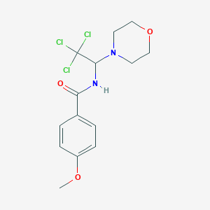 4-Methoxy-N-(2,2,2-trichloro-1-morpholin-4-yl-ethyl)-benzamide