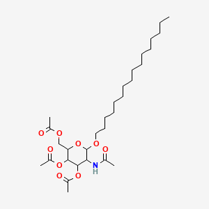 Hexadecyl 2-acetamido-3,4,6-tri-O-acetyl-2-deoxy-beta-D-glucopyranoside