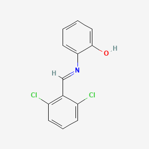 2-{[(E)-(2,6-dichlorophenyl)methylidene]amino}phenol