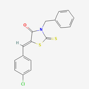 3-Benzyl-5-(4-chloro-benzylidene)-2-thioxo-thiazolidin-4-one