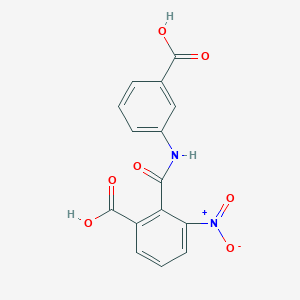 2-[(3-Carboxyphenyl)carbamoyl]-3-nitrobenzoic acid