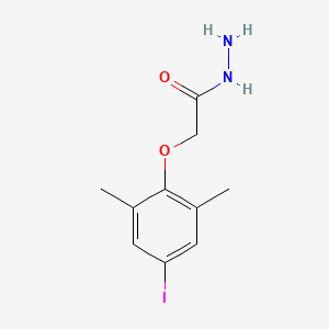 molecular formula C10H13IN2O2 B11711027 2-(4-Iodo-2,6-dimethylphenoxy)acetohydrazide 