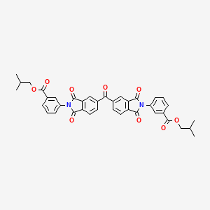 bis(2-methylpropyl) 3,3'-[carbonylbis(1,3-dioxo-1,3-dihydro-2H-isoindole-5,2-diyl)]dibenzoate