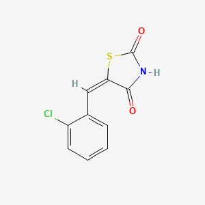 (5E)-5-[(2-chlorophenyl)methylidene]-1,3-thiazolidine-2,4-dione