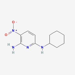 N2-cyclohexyl-5-nitropyridine-2,6-diamine
