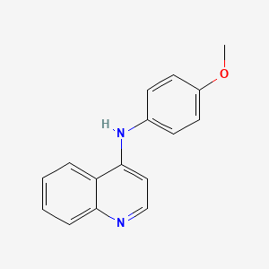 molecular formula C16H14N2O B11711217 N-(4-methoxyphenyl)quinolin-4-amine 