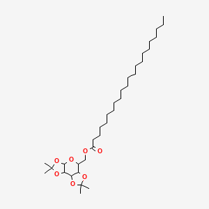 molecular formula C34H62O7 B11711319 (4,4,11,11-tetramethyl-3,5,7,10,12-pentaoxatricyclo[7.3.0.02,6]dodecan-8-yl)methyl docosanoate 