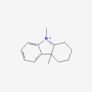 4a,9-Dimethyl-2,3,4,4a-tetrahydro-1H-carbazolium