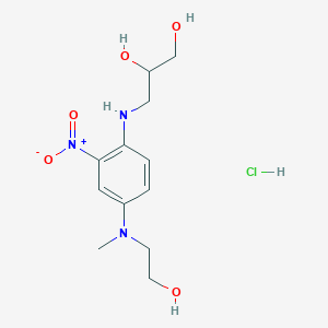molecular formula C10H16O4 B1171135 1,a2-aPropanediol, 3-a[[4-a[(2-ahydroxyethyl)amethylamino]a-a2-anitrophenyl]aamino]a-a, hydrochloride (1:1) CAS No. 173994-75-7