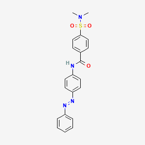 4-(Dimethylsulfamoyl)-N-[4-(2-phenyldiazen-1-YL)phenyl]benzamide